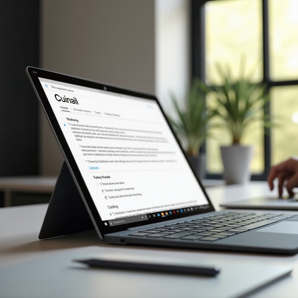 Ang mga setting ng display ng hub ng Surface Laptop ay hindi magagamit