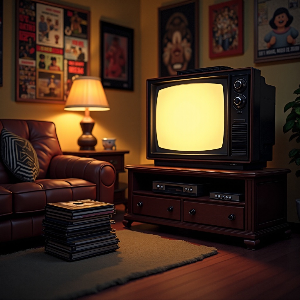 TV dengan pemutar VHS