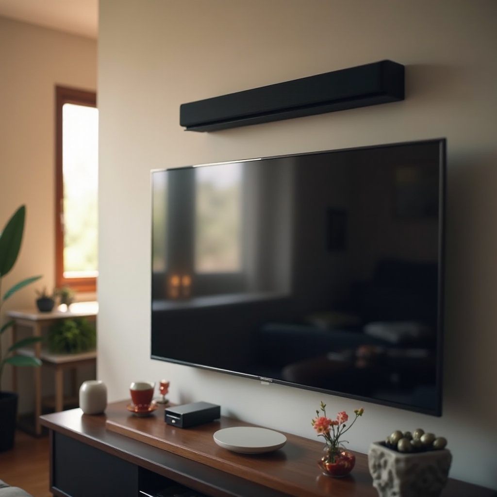 soundbar sa ibabaw ng tv