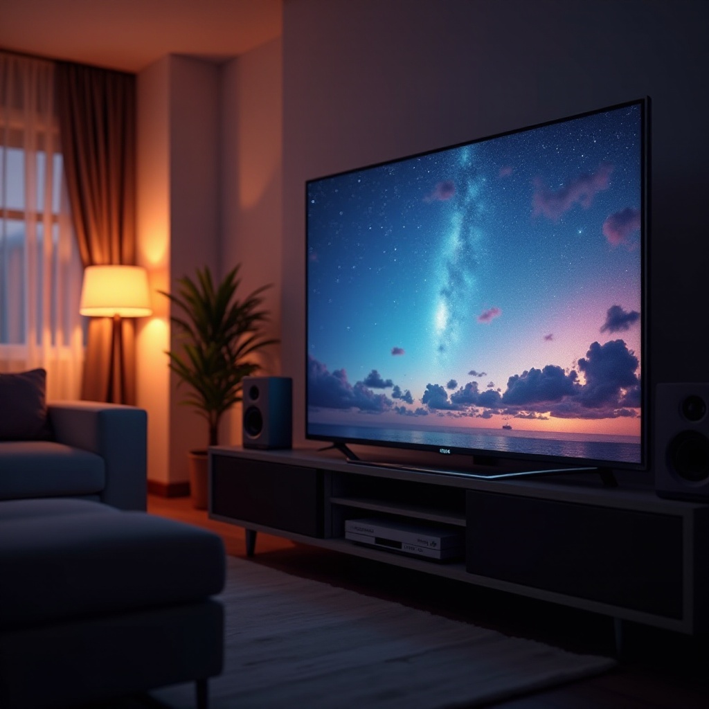LGのテレビ画面の白い点
