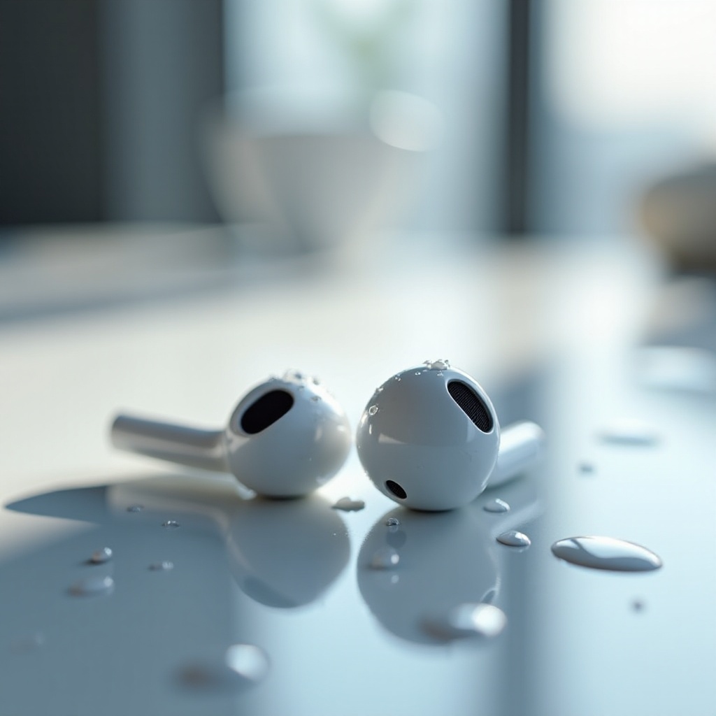 tubig mula sa tunog ng airpods