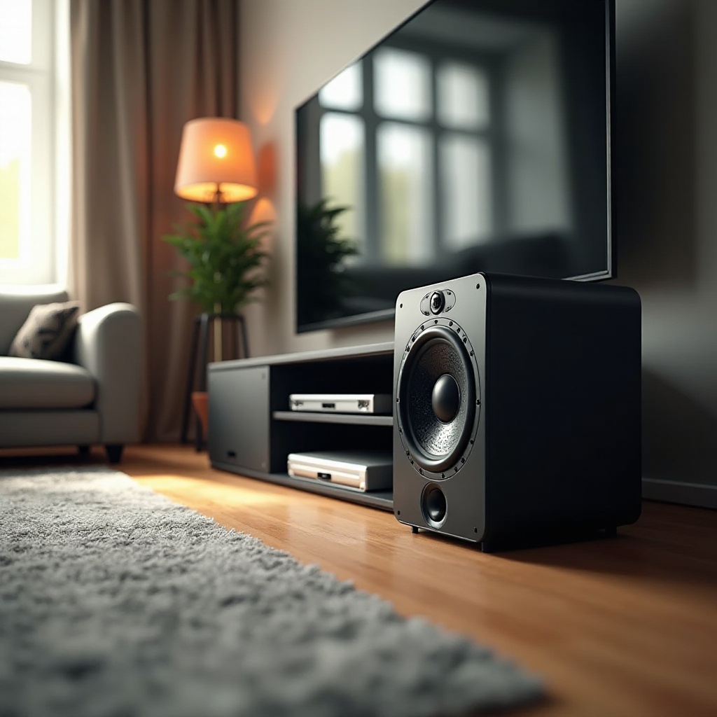8 pulgadang subwoofer ng home audio