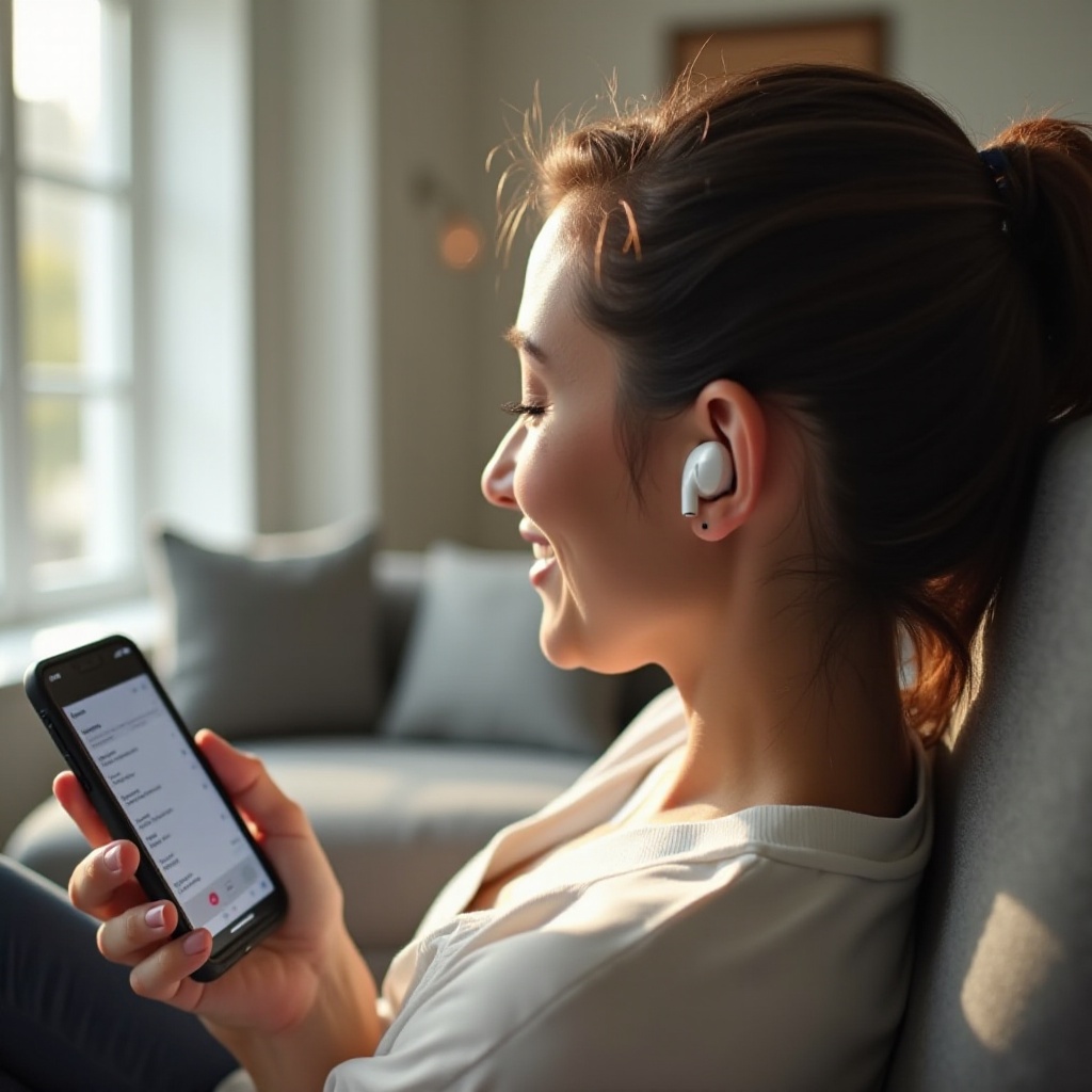 kontrol volume AirPods Pro