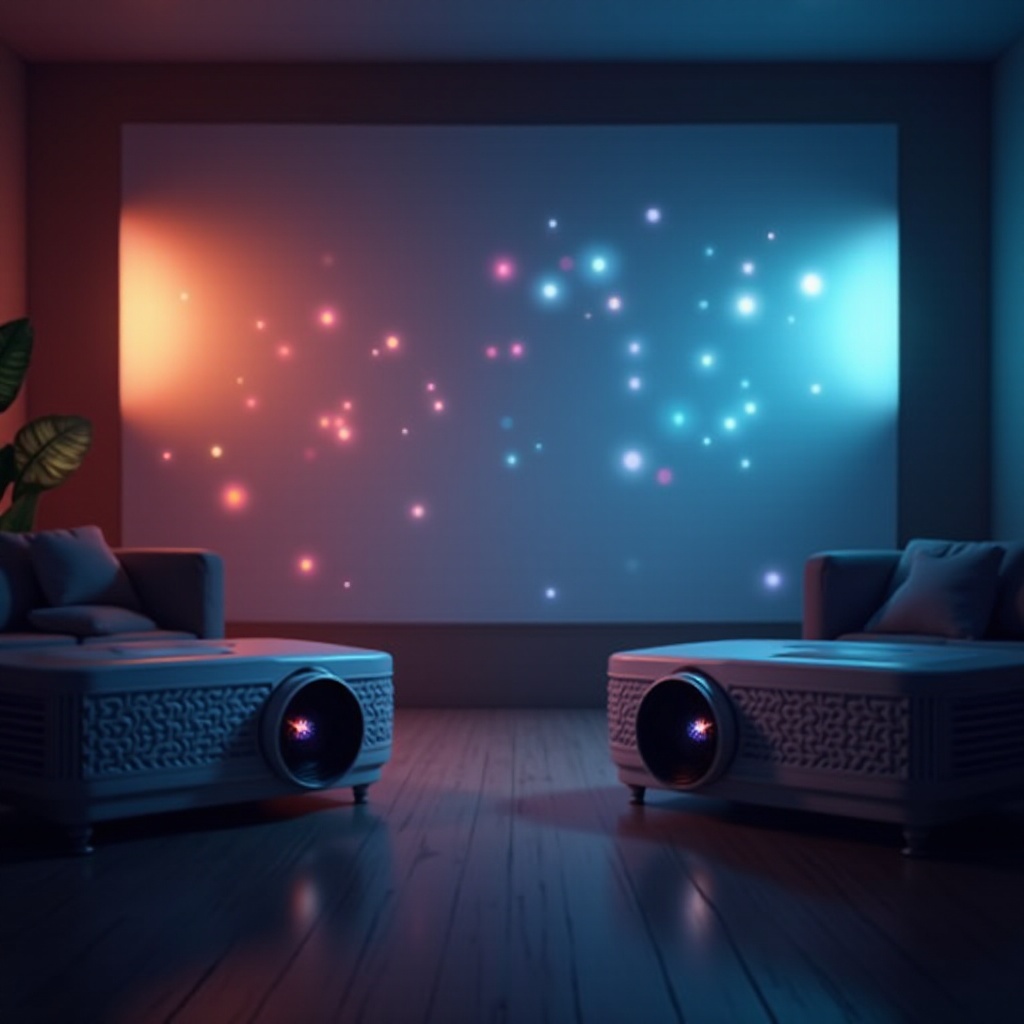 โปรเจคเตอร์ LED กับหลอดไฟ