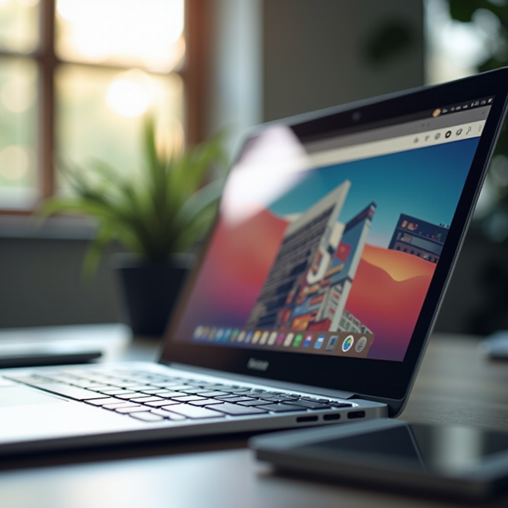 ฉันจะบันทึกรูปภาพใน Chromebook ได้อย่างไร