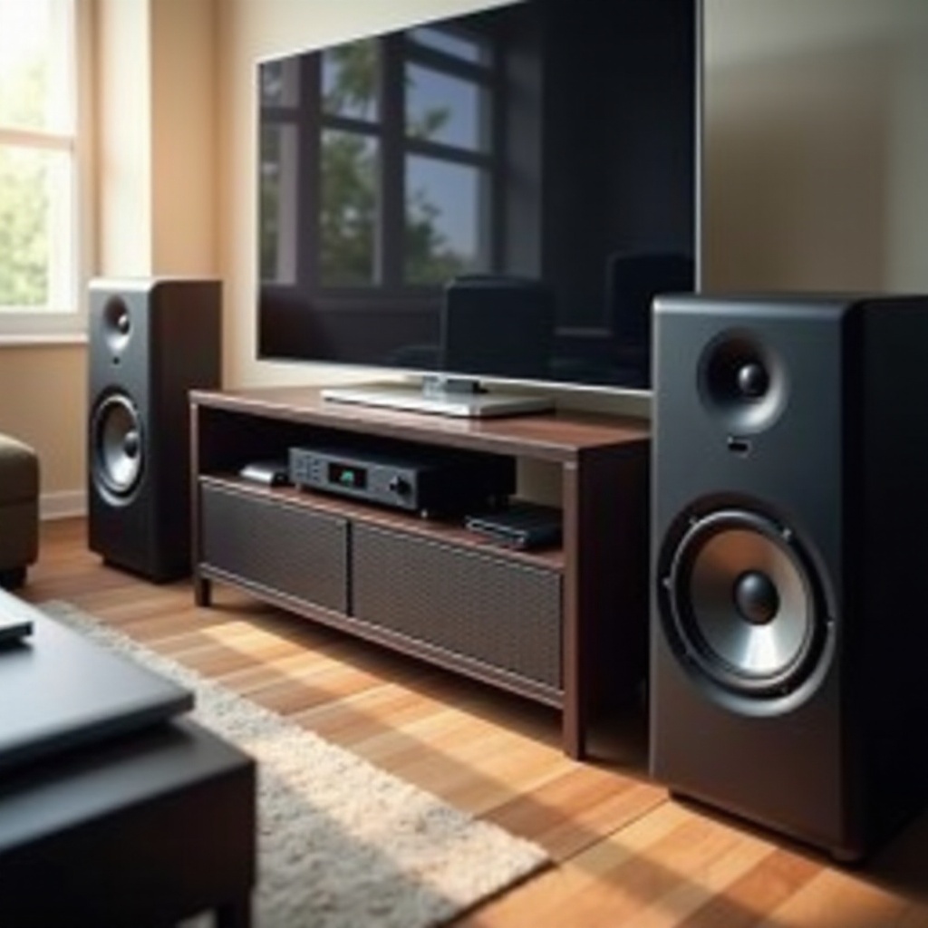 menghubungkan subwoofer ke penerima
