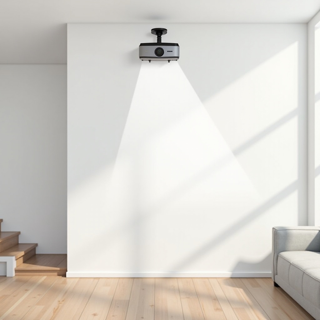 プロジェクターを壁に取り付ける