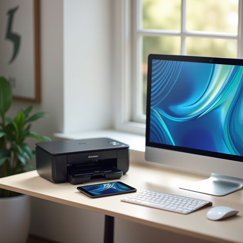 วิธีเชื่อมต่อเครื่องพิมพ์กับเดสก์ท็อป