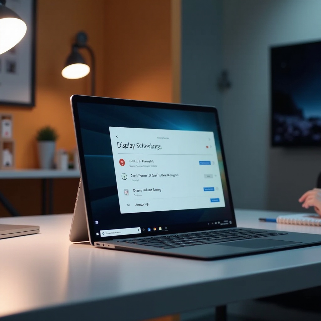 Surface Laptop ハブのディスプレイ設定は利用できません