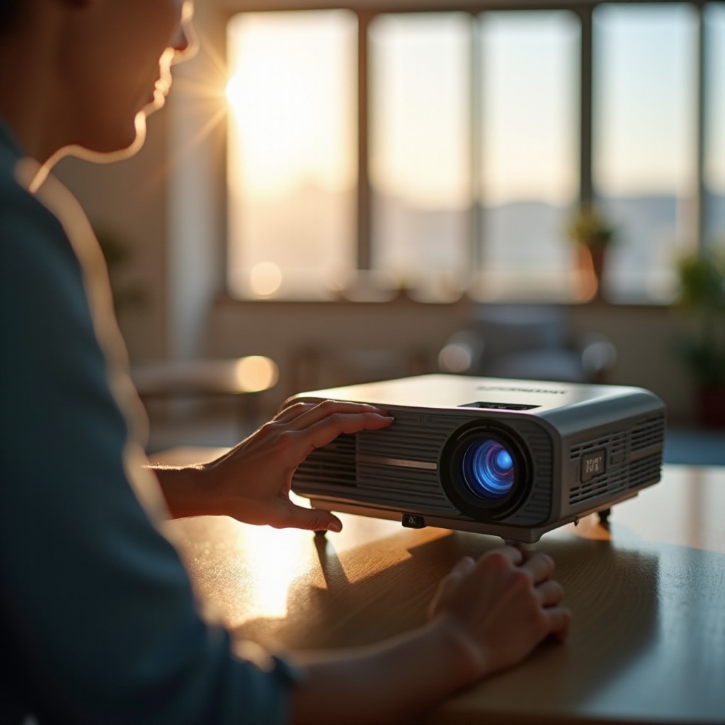 paano gawing mas maliwanag ang projector sa liwanag ng araw