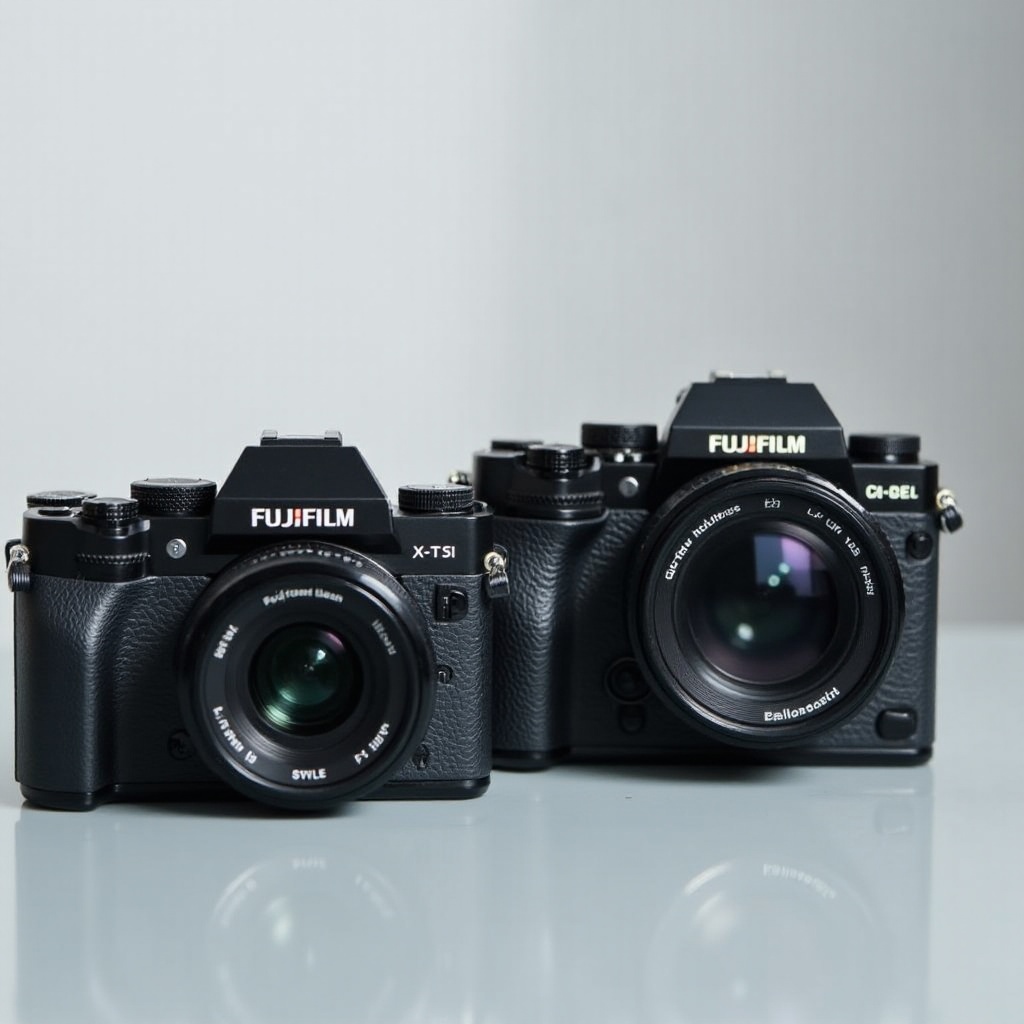富士フイルム X-T30 II vs 富士フイルム X-T50 ミラーレスカメラのレンズ仕様
