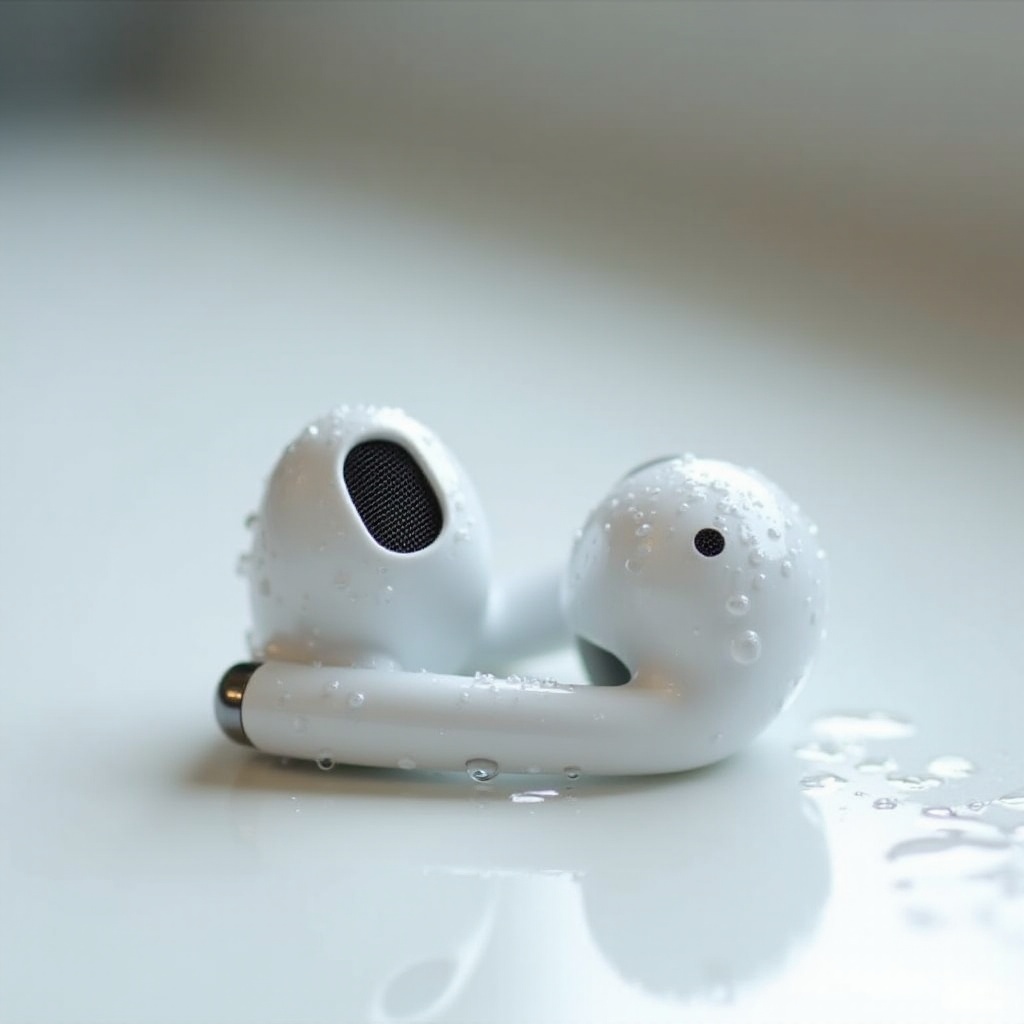 AirPodsの音から水