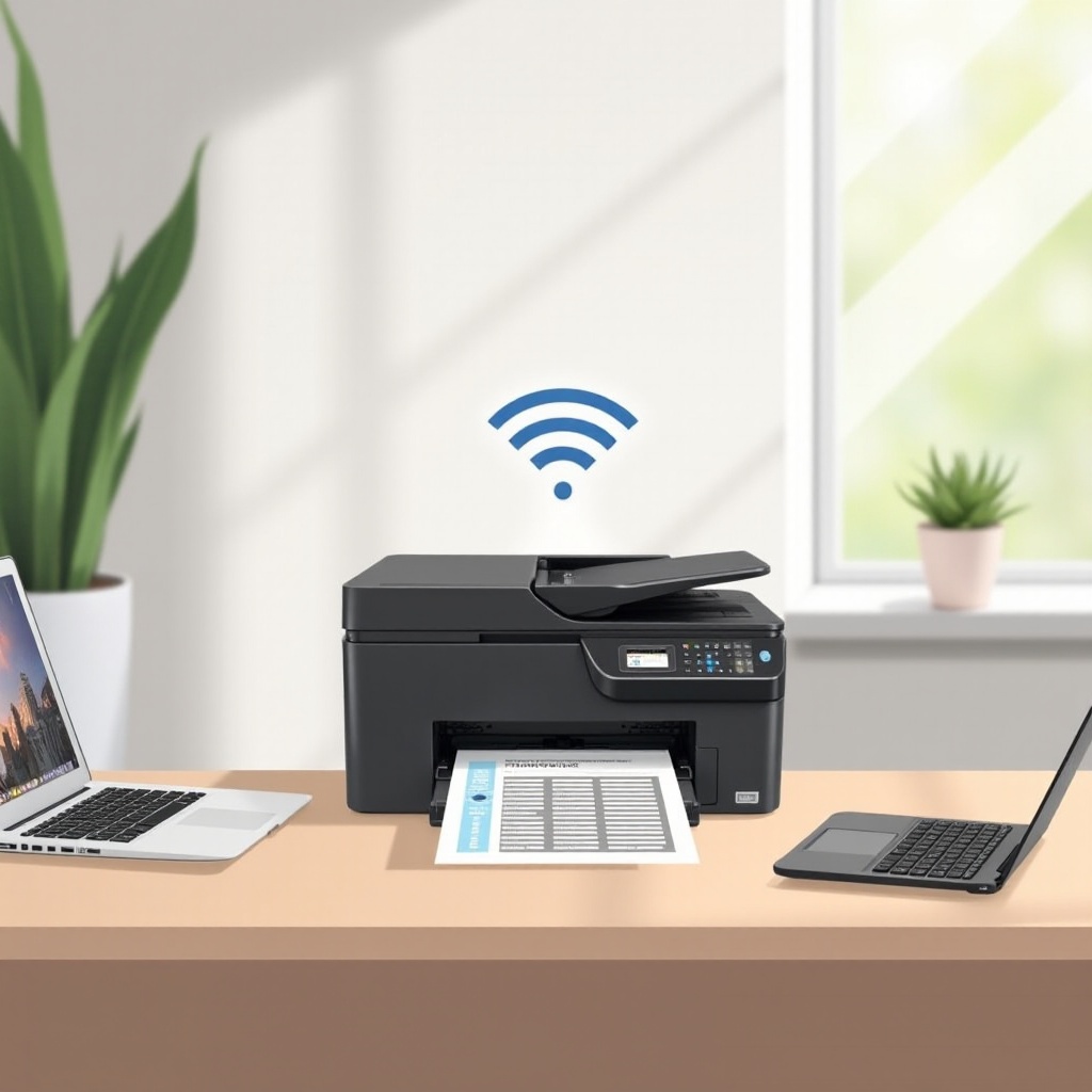 เครื่องพิมพ์เลเซอร์พร้อม Wi-Fi