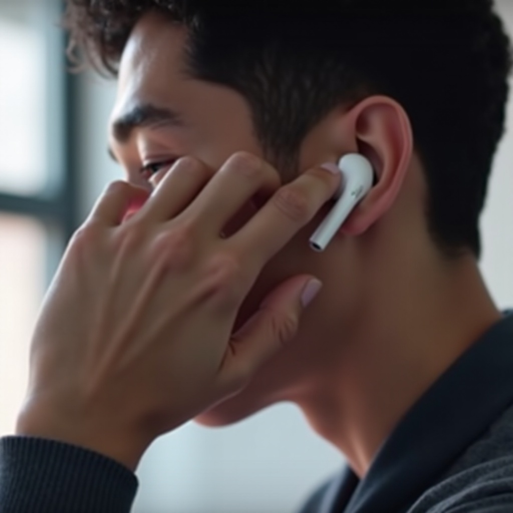 การควบคุมระดับเสียง AirPods Pro